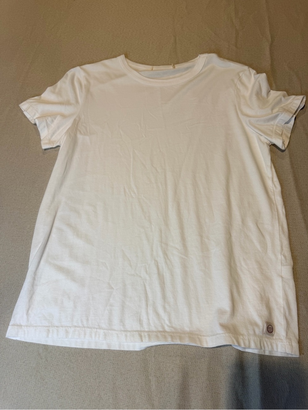 Marine Layer White Short Sleeve Crew Tee